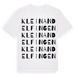 Kleinandelfingen ordlek t-shirt – ekologisk bomull t-shirt från Pinshirt