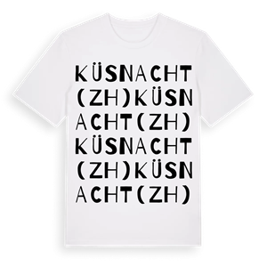 Küsnacht (ZH) ordlek t-shirt – ekologisk bomull t-shirt från Pinshirt