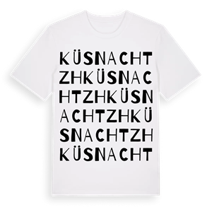 Küsnacht ZH ordlek t-shirt – ekologisk bomull t-shirt från Pinshirt