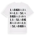 Langnau am Albis ordlek t-shirt