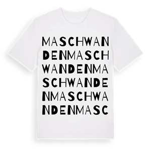 Maschwanden ordlek t-shirt – ekologisk bomull t-shirt från Pinshirt