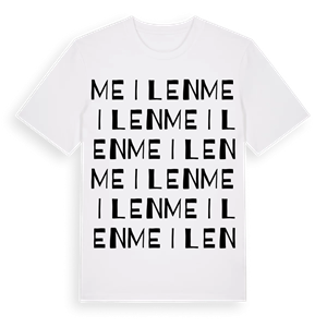 Meilen ordlek t-shirt – ekologisk bomull t-shirt från Pinshirt