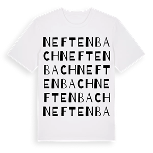 Neftenbach ordlek t-shirt – ekologisk bomull t-shirt från Pinshirt