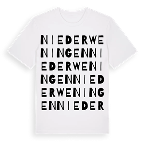 Niederweningen ordlek t-shirt – ekologisk bomull t-shirt från Pinshirt