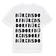 Nürensdorf ordlek t-shirt