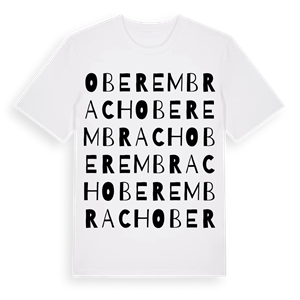 Oberembrach ordlek t-shirt – ekologisk bomull t-shirt från Pinshirt