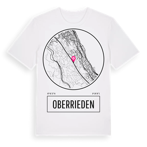 Oberrieden t-shirt – ekologisk bomull t-shirt från Pinshirt