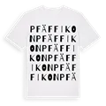 Pfäffikon ordlek t-shirt