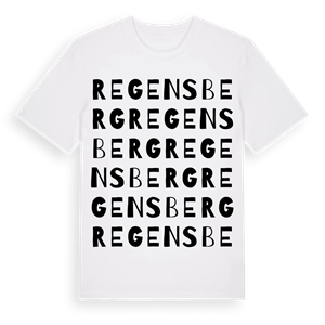Regensberg ordlek t-shirt – ekologisk bomull t-shirt från Pinshirt
