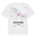 Richterswil karta t-shirt