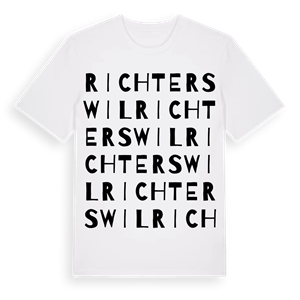 Richterswil ordlek t-shirt – ekologisk bomull t-shirt från Pinshirt
