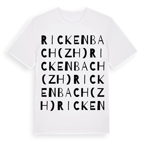 Rickenbach (ZH) ordlek t-shirt – ekologisk bomull t-shirt från Pinshirt