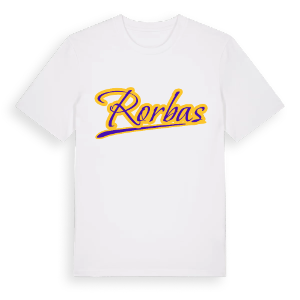 Rorbas baseball t-shirt – ekologisk bomull t-shirt från Pinshirt