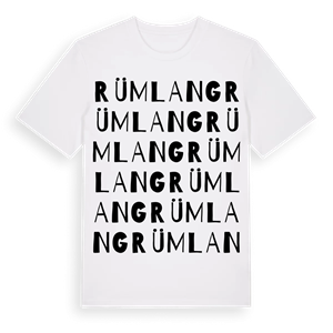 Rümlang ordlek t-shirt – ekologisk bomull t-shirt från Pinshirt