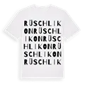 Rüschlikon ordlek t-shirt