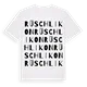 Rüschlikon ordlek t-shirt