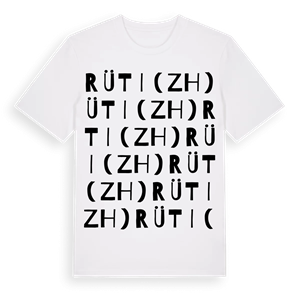 Rüti (ZH) ordlek t-shirt – ekologisk bomull t-shirt från Pinshirt