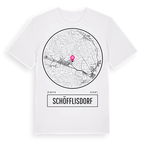 Schöfflisdorf t-shirt – ekologisk bomull t-shirt från Pinshirt