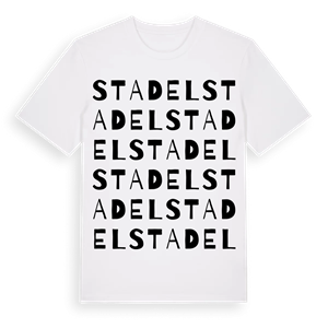 Stadel ordlek t-shirt – ekologisk bomull t-shirt från Pinshirt