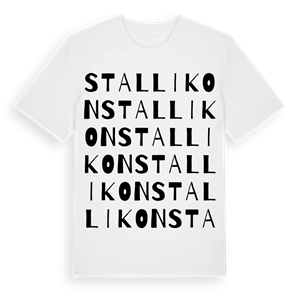 Stallikon ordlek t-shirt – ekologisk bomull t-shirt från Pinshirt