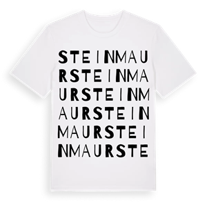 Steinmaur ordlek t-shirt – ekologisk bomull t-shirt från Pinshirt