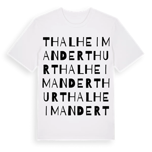Thalheim an der Thur ordlek t-shirt – ekologisk bomull t-shirt från Pinshirt