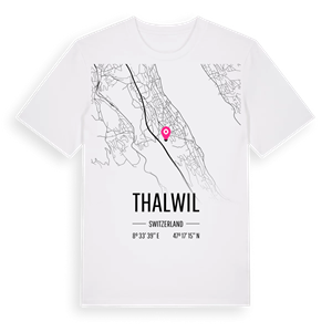 Thalwil karta t-shirt – ekologisk bomull t-shirt från Pinshirt