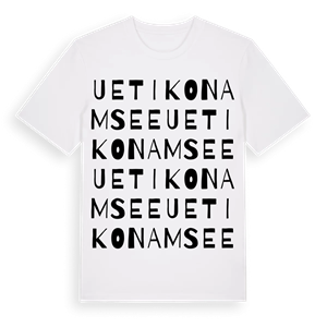 Uetikon am See ordlek t-shirt – ekologisk bomull t-shirt från Pinshirt