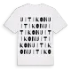 Uitikon ordlek t-shirt