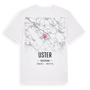 Uster karta t-shirt – ekologisk bomull t-shirt från Pinshirt