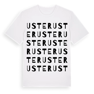 Uster ordlek t-shirt – ekologisk bomull t-shirt från Pinshirt
