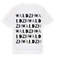Wald ZH ordlek t-shirt