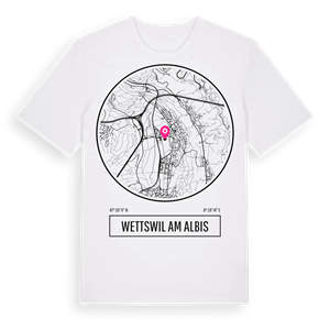 Wettswil am Albis t-shirt – ekologisk bomull t-shirt från Pinshirt