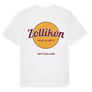 Zollikon cirkel t-shirt – ekologisk bomull t-shirt från Pinshirt