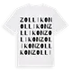 Zollikon ordlek t-shirt