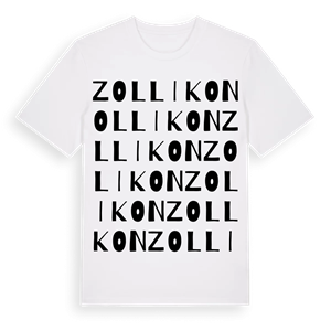 Zollikon ordlek t-shirt – ekologisk bomull t-shirt från Pinshirt