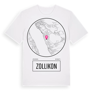 Zollikon t-shirt – ekologisk bomull t-shirt från Pinshirt