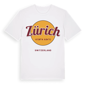 Zürich cirkel t-shirt – ekologisk bomull t-shirt från Pinshirt