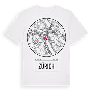 Zürich t-shirt – ekologisk bomull t-shirt från Pinshirt