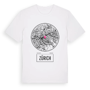 Zürich t-shirt – ekologisk bomull t-shirt från Pinshirt