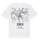 Zürich karta t-shirt