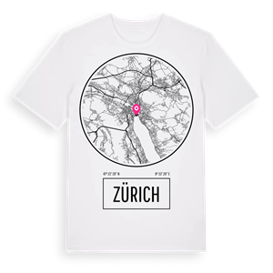 Zürich t-shirt – ekologisk bomull t-shirt från Pinshirt