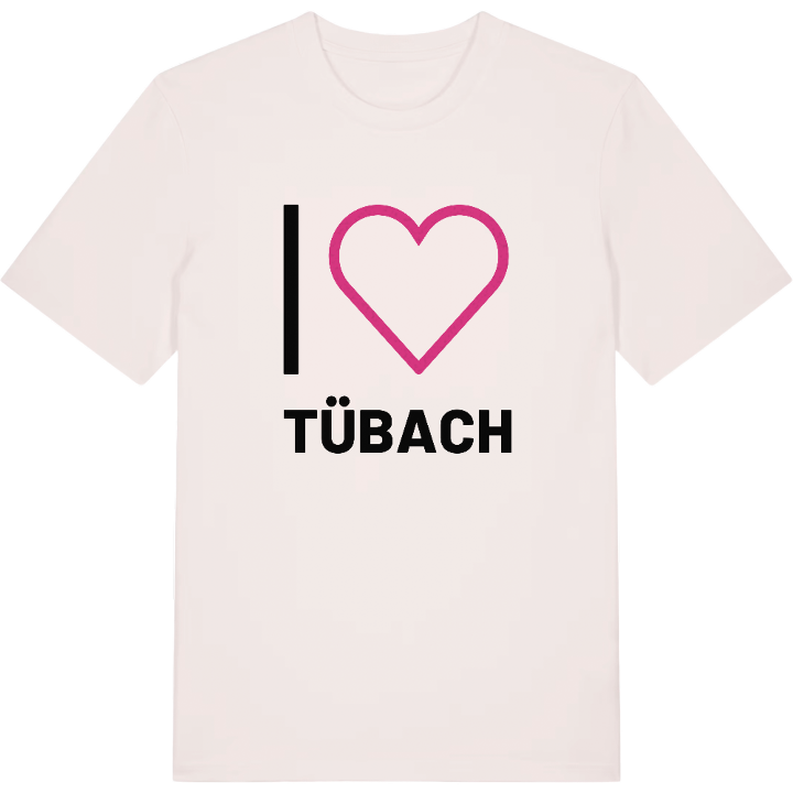 Jag älskar Tübach t-shirt stort tryck – t-shirt från PinShirt