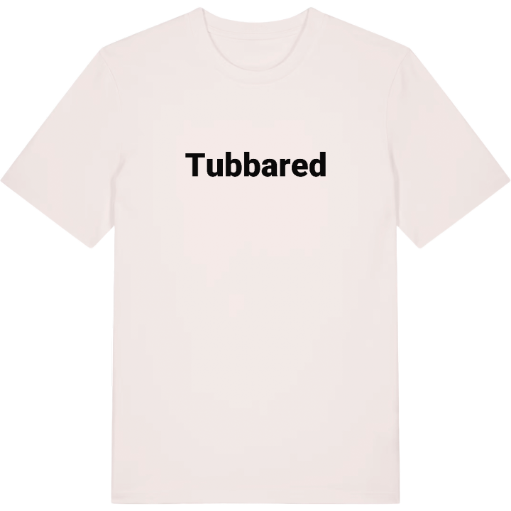 Tubbared fetstil t-shirt – t-shirt från PinShirt