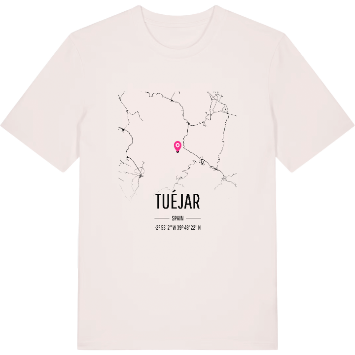 Tuéjar karta t-shirt – t-shirt från PinShirt