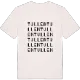 Tullen ordlek t-shirt