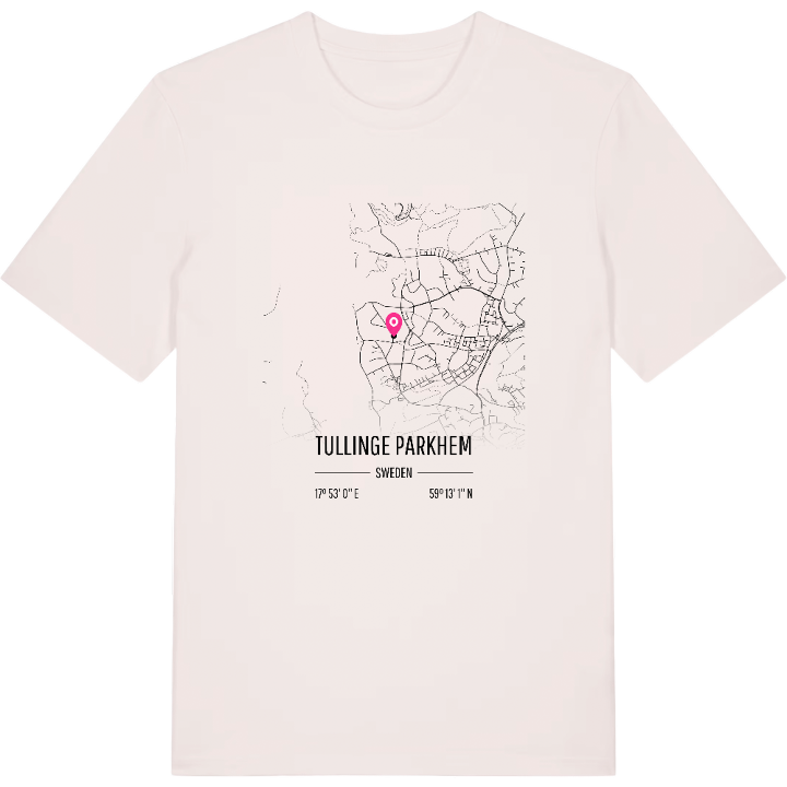 Tullinge parkhem karta t-shirt – t-shirt från PinShirt