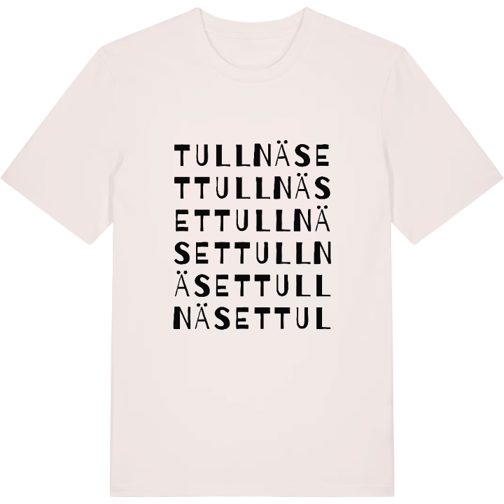 Tullnäset ordlek t-shirt – t-shirt från PinShirt