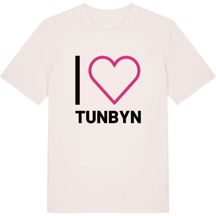 Jag älskar Tunbyn t-shirt stort tryck – t-shirt från PinShirt