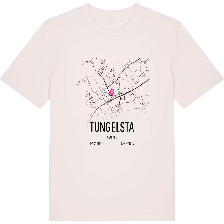 Tungelsta karta t-shirt – t-shirt från PinShirt